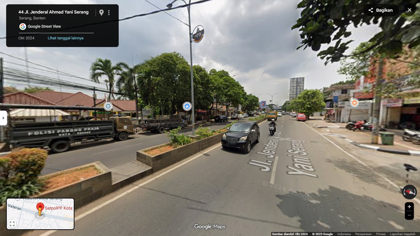 Ilustrasi tangkapan layar google maps