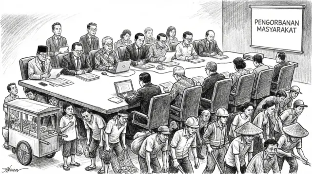 Kebijakan sering dirumuskan rapi, tetapi jarang bertanya siapa yang menanggung bebannya. (gg)