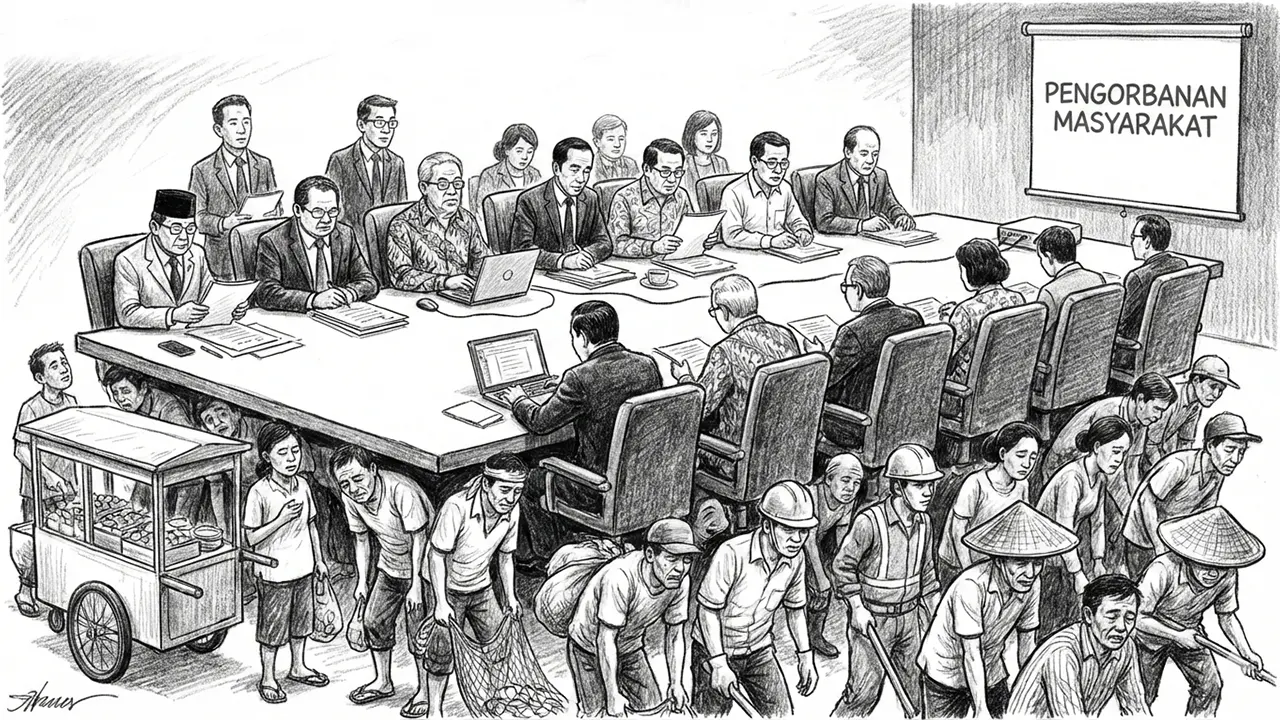 Kebijakan sering dirumuskan rapi, tetapi jarang bertanya siapa yang menanggung bebannya. (gg)