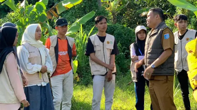 Survei lahan yang ada di Lingkungan Dodokan. (doc. pribadi)