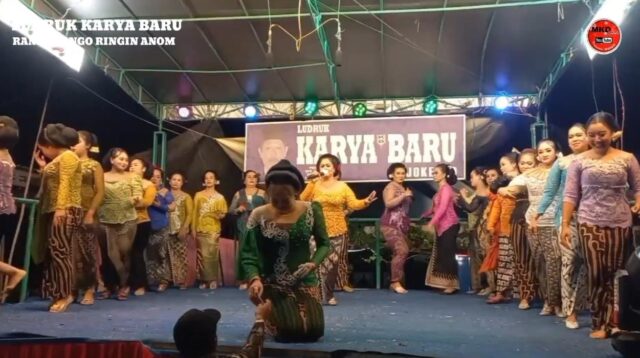 Tangkapan layar ludruk Karya Baru