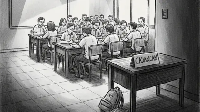 Tidak semua yang tak duduk, memilih pergi. (gg)