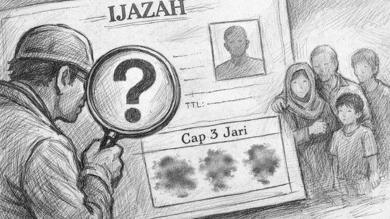 Cap yang dianggap formalitas berubah menjadi teka-teki ketika identitas benar-benar dibutuhkan. (gg)