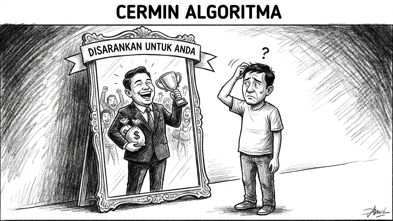 Identitas dibentuk oleh rekomendasi, bukan refleksi diri. (GG)