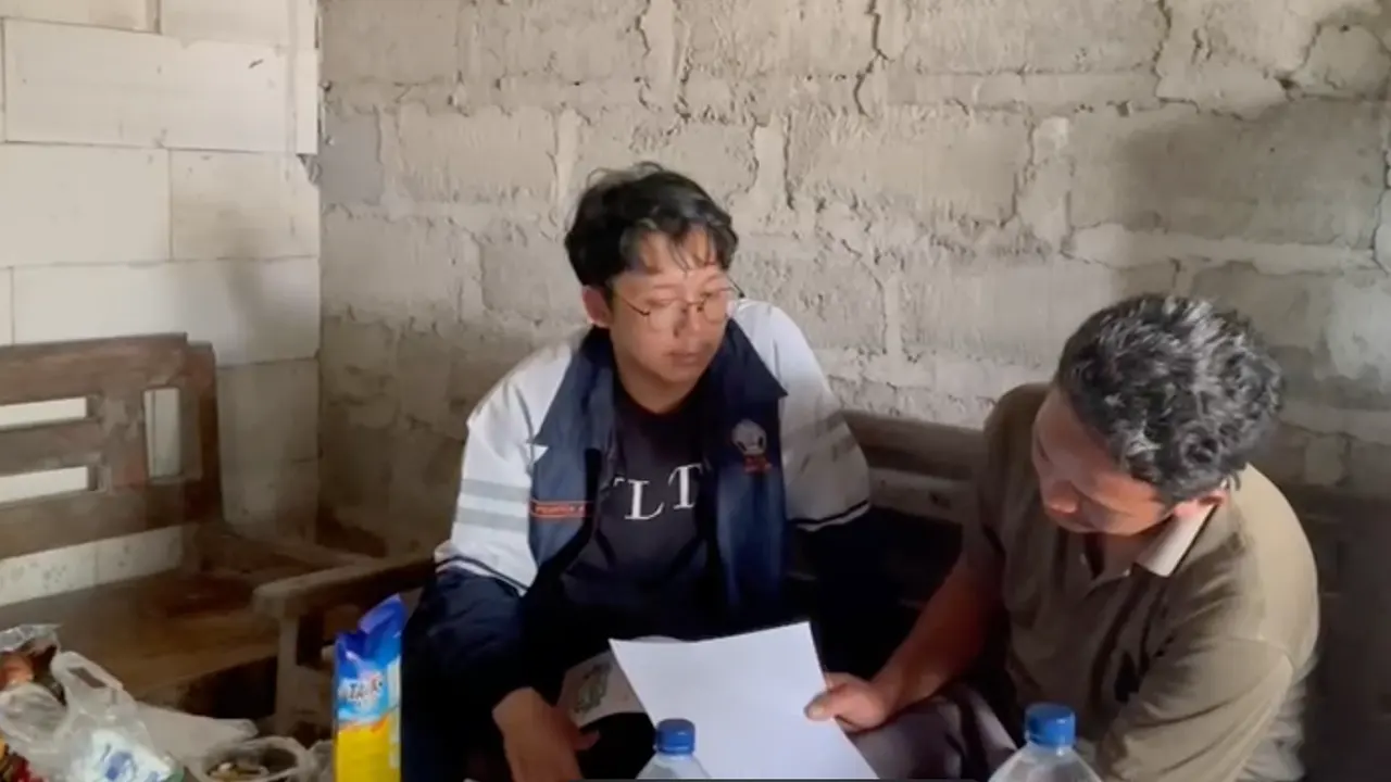 Kegiatan sosialisasi labelisasi ke petani. (doc. pribadi)