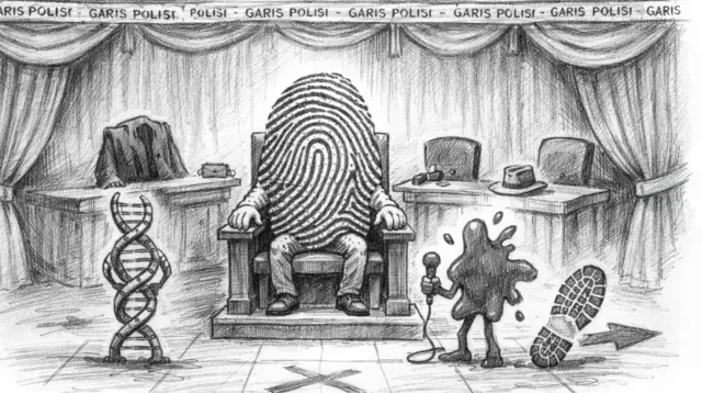 Ketika manusia saling berargumen, jejak justru menyampaikan kebenaran. (GG)