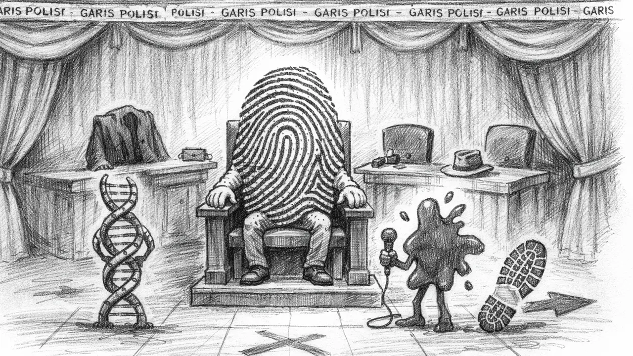 Ketika manusia saling berargumen, jejak justru menyampaikan kebenaran. (GG)