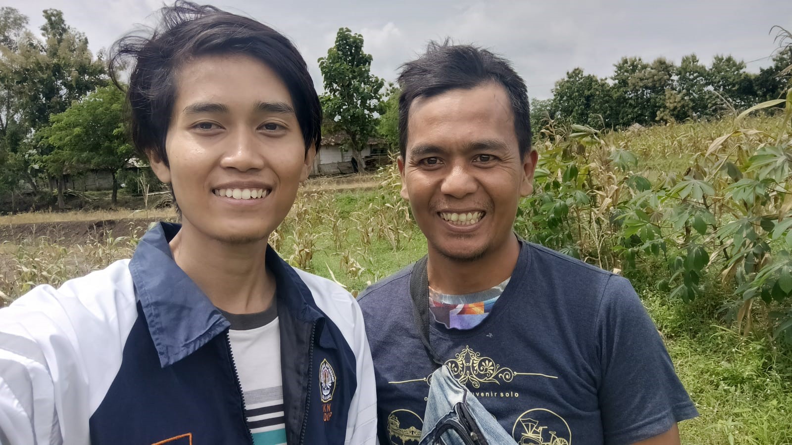 Wawancara bersama dengan Pak Suyono sebagai salah satu petani di Desa Tlogotirto. (doc. Pribadi)