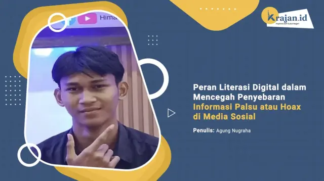 Penulis Peran Literasi Digital dalam Mencegah Penyebaran Informasi Palsu atau Hoax di Media Sosial - Agung Nugraha