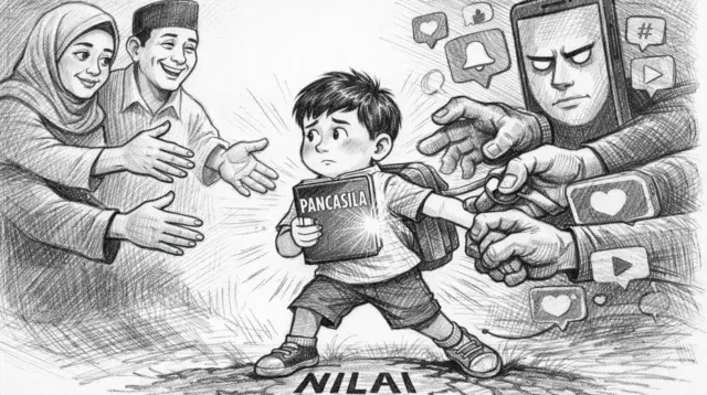 Di antara nilai dan notifikasi, arah karakter generasi ditentukan. (GG)