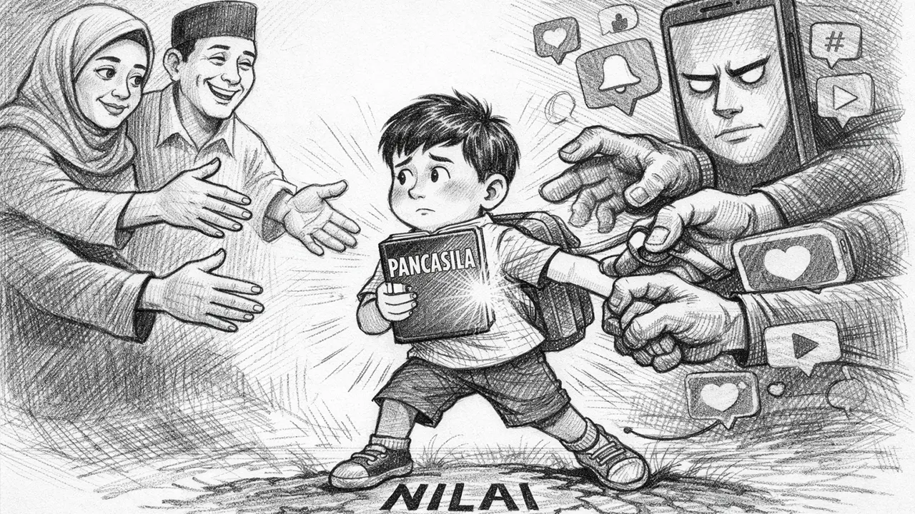 Di antara nilai dan notifikasi, arah karakter generasi ditentukan. (GG)