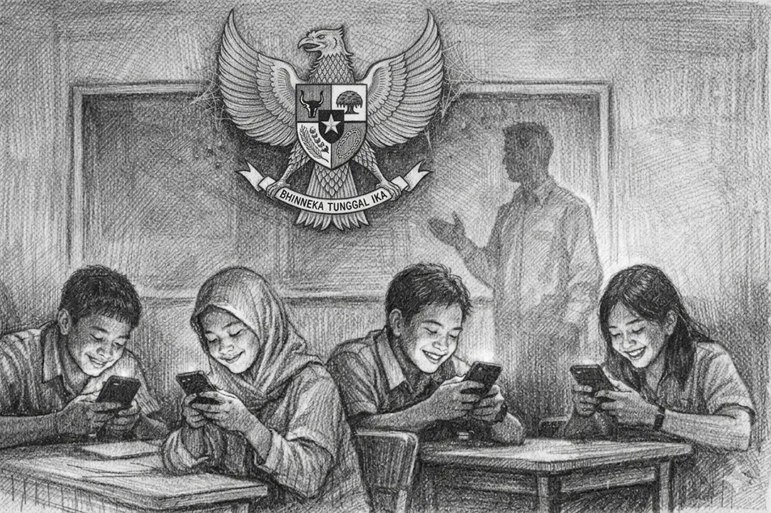 Nilai yang diajarkan hanya menjadi formalitas ketika tidak lagi hidup dalam praktik. (GG)