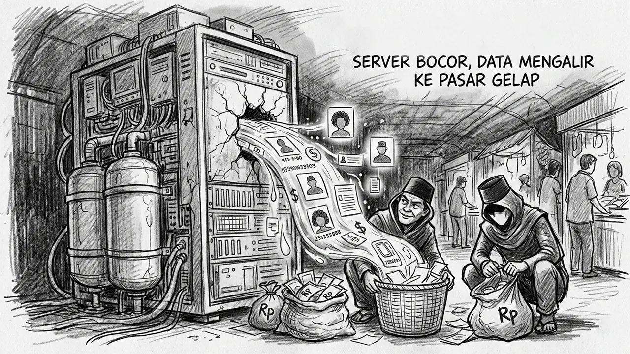 Ketika keamanan diabaikan, data berubah menjadi komoditas. (GG)