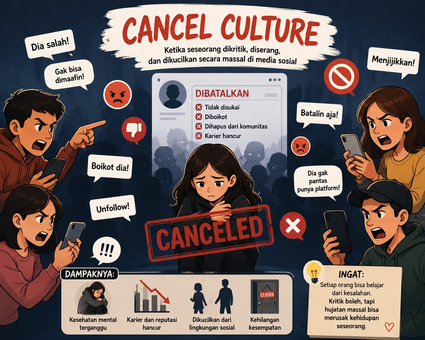 Ilustrasi Cancel Culture