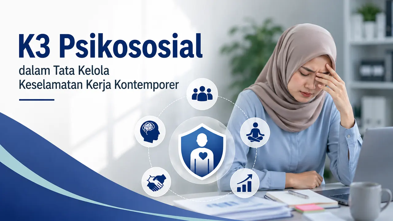 Ilustrasi K3 psikososial dalam dunia kerja modern. (GG)
