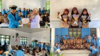 Mahasiswa Akuakultur UBB Bersama siswa-siswi SD Negeri 44 PangkalPinang usai melaksanakan kegiatan project mata kuliah Pendidikan Pancasila dan Pendidikan kewarganegaraan. (doc. pribadi) Mahasiswa Akuakultur UBB Bersama siswa-siswi SD Negeri 44 PangkalPinang usai melaksanakan kegiatan project mata kuliah Pendidikan Pancasila dan Pendidikan kewarganegaraan. (doc. pribadi)