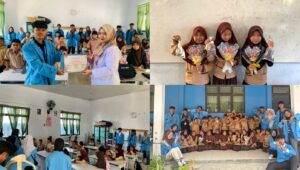 Mahasiswa Akuakultur UBB Bersama siswa-siswi SD Negeri 44 PangkalPinang usai melaksanakan kegiatan project mata kuliah Pendidikan Pancasila dan Pendidikan kewarganegaraan. (doc. pribadi)