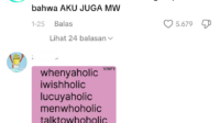 Tangkapan Gambar Komentar di media sosial TikTok