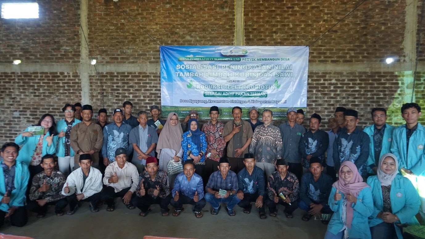 Tim Hibah MBKM Desa Ngagrong UNS. (Dok. Tim Hibah MBKM UNS Desa Ngagrong)