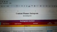 Visual content planner sebagai fondasi penting di balik strategi komunikasi digital yang efektif. (Dok Roshinta Nurfajaristi).
