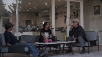 Suasana bincang seru bareng Amir, Jiwe dan Sidha di Swalco Coffee, Kalasan, Sleman Pada Kamis (2/07/2026). (Dok. Pribadi)