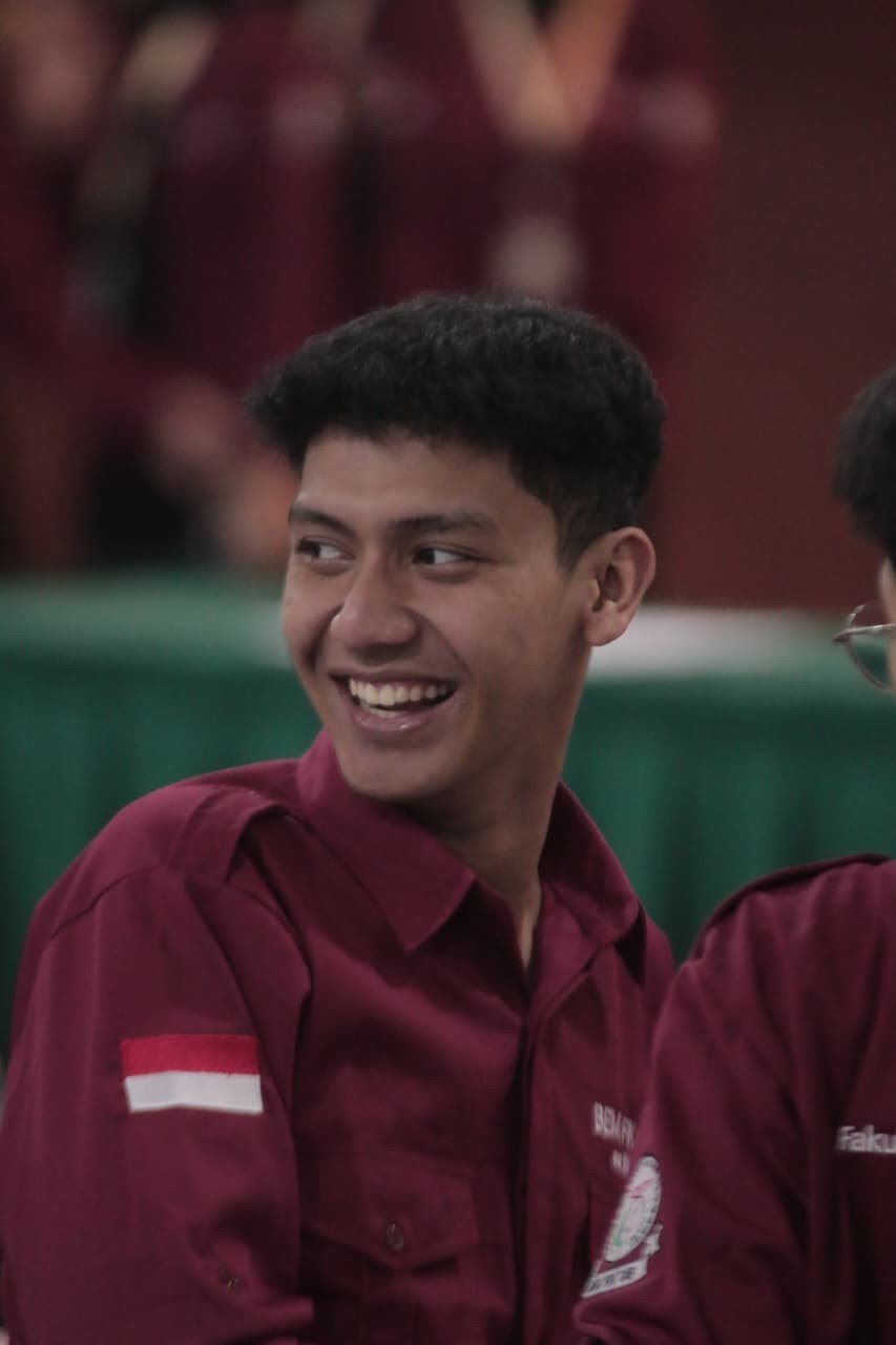 Muhammad Raynan Rizky Akbar saat menghadiri kegiatan organisasi mahasiswa. (Dok. Pribadi)