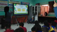 Suasana interaktif dan penuh antusiasme bersama Panitia Jagawana 5.0 di Senyum Nirmala. (Dok. Staff Divisi Publikasi, Desain dan Dokumentasi Jagawana 5.0)