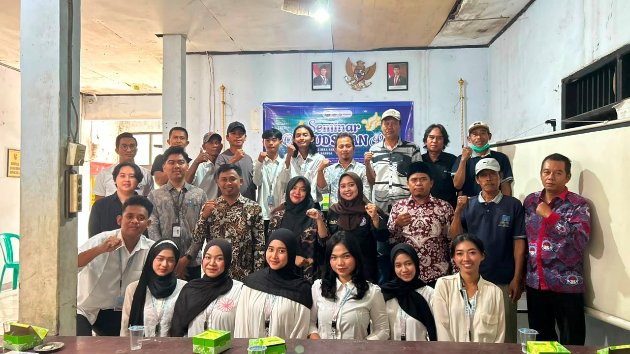Seminar Ombudsman RI bersama Perwakilan Ombudsman Republik Indonesia Provinsi Banten di Desa Undar Andir, Kecamatan Kragilan, Kabupaten Serang, Kamis (13/8/2026). (Dok. Pribadi/KKM 37 UNIBA)