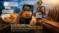 Ilustrasi: Budaya Indonesia, kreativitas digital, dan pembangunan soft power melalui kepercayaan. Ilustrasi: Budaya Indonesia, kreativitas digital, dan pembangunan soft power melalui kepercayaan.