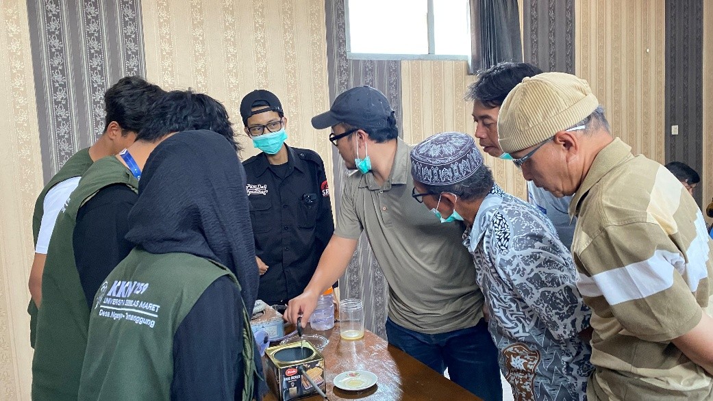 Antusiasme peserta sosialisasi dalam sesi diskusi. (Dok. Pribadi/KKN 259 UNS)