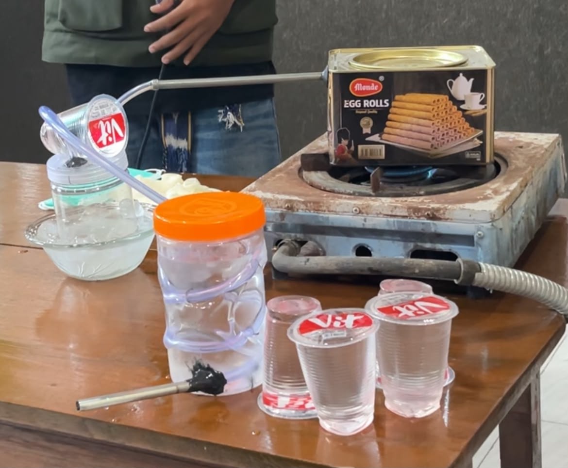 Bentuk alat pirolisis sederhana. (Dok. Pribadi/KKN 259 UNS)