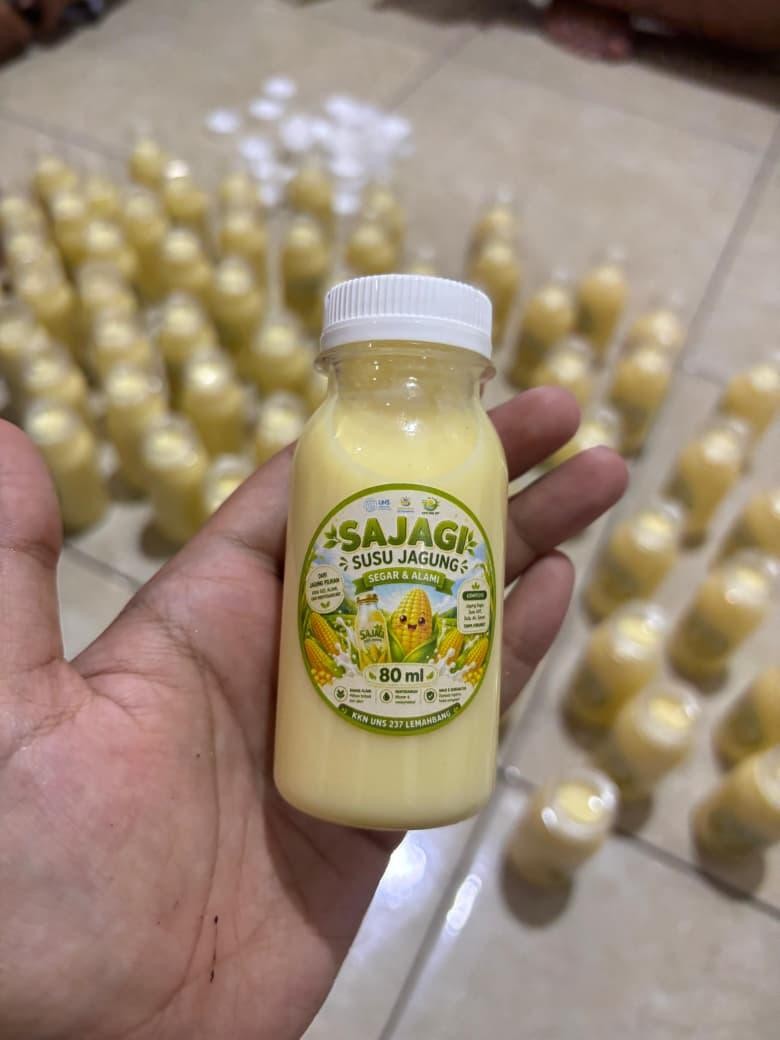 Produk Susu Jagung. (Dok. Pribadi/KKN 237 UNS)