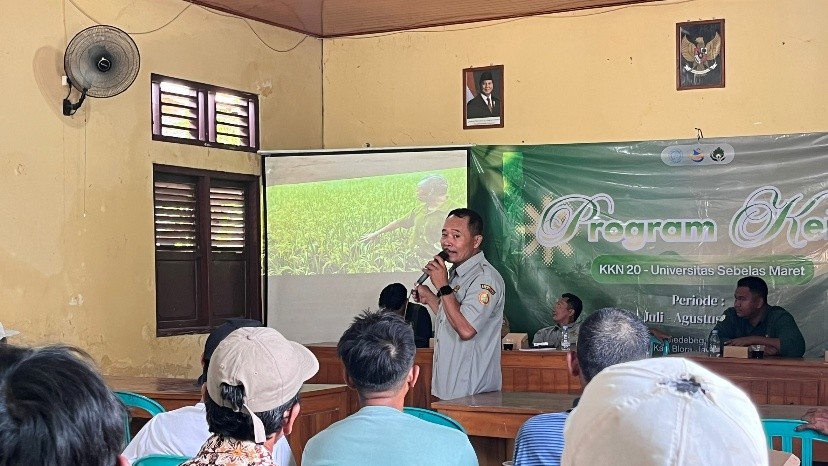 Edukasi tentang Pupuk Organik dari Pupuk Kandang oleh BPP Ngawen (Dok. Pribadi/KKN 20 UNS)