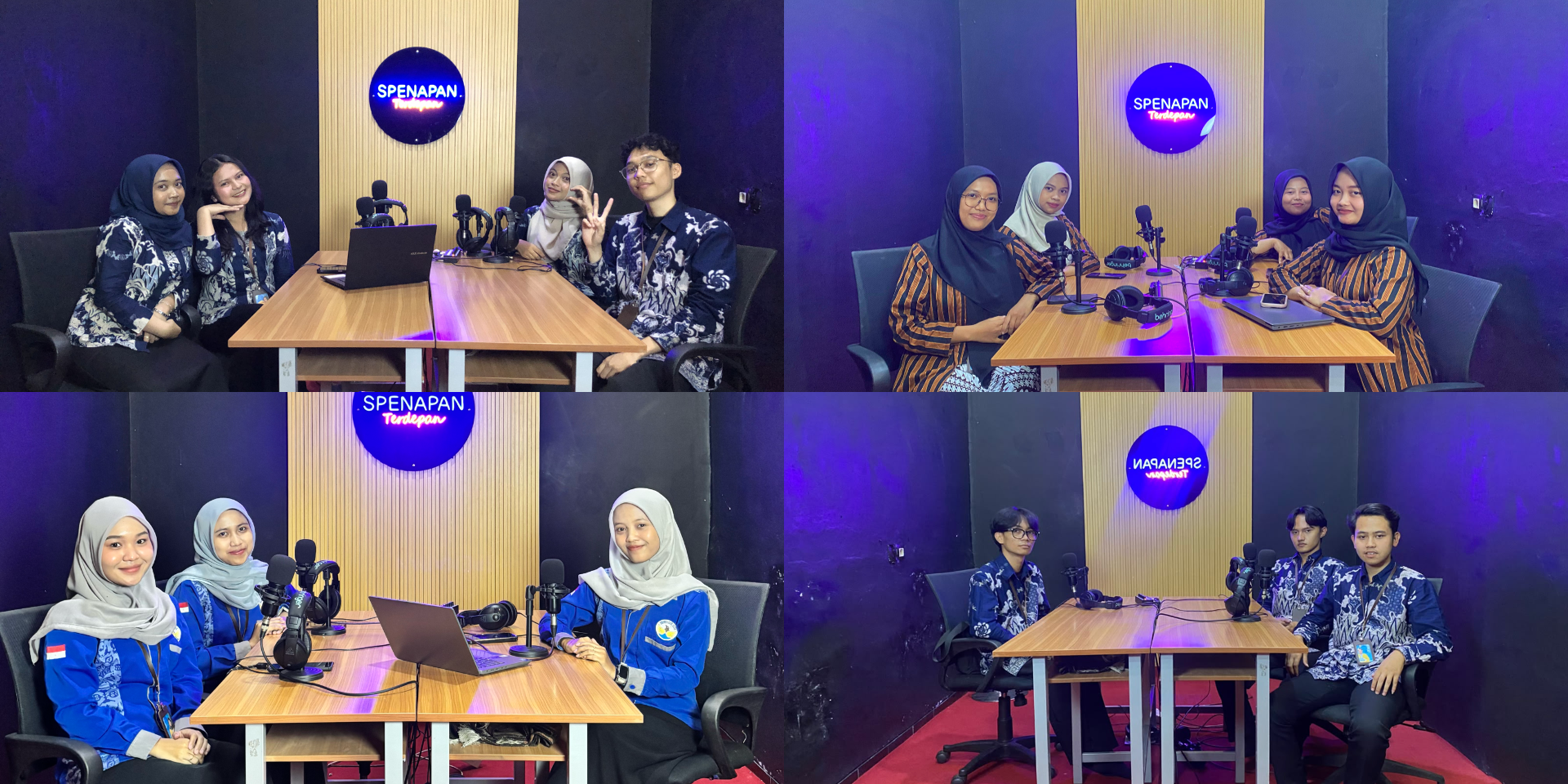 Mahasiswa Magang Kependidikan Terintegrasi (MKT) Universitas Tidar 2026 memproduksi siniar edukatif bertajuk “Kelas dalam Suara” di SMP Negeri 8 Magelang yang disiarkan lewat kanal YouTube @smpnegeri8magelang413, dengan materi lintas studi yaitu Bahasa Indonesia, IPA, Matematika, serta Bahasa Inggris yang dikemas dalam format percakapan santai. (Dok. Pribadi/MKT Untidar 2026)