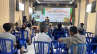 Pelaksaan sosialisasi teknologi pirolisis melalui inovasi PLASTAR (Pirolisis Plastik Menjadi Bahan Bakar). (Dok. Pribadi/KKN 259 UNS)